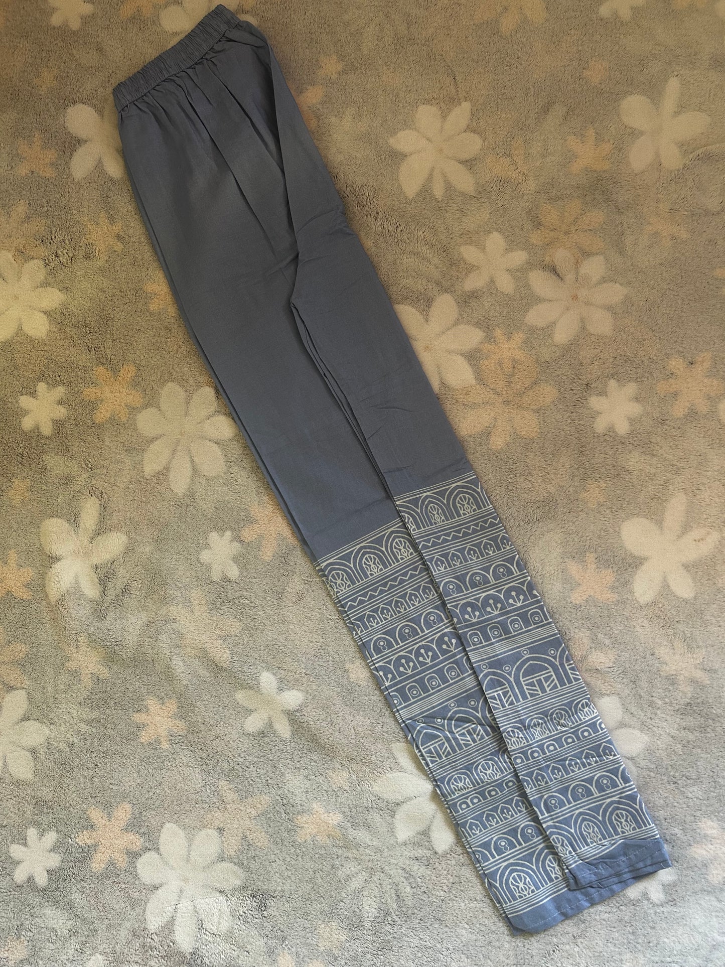 Blue 3D printed Cotton Coord set