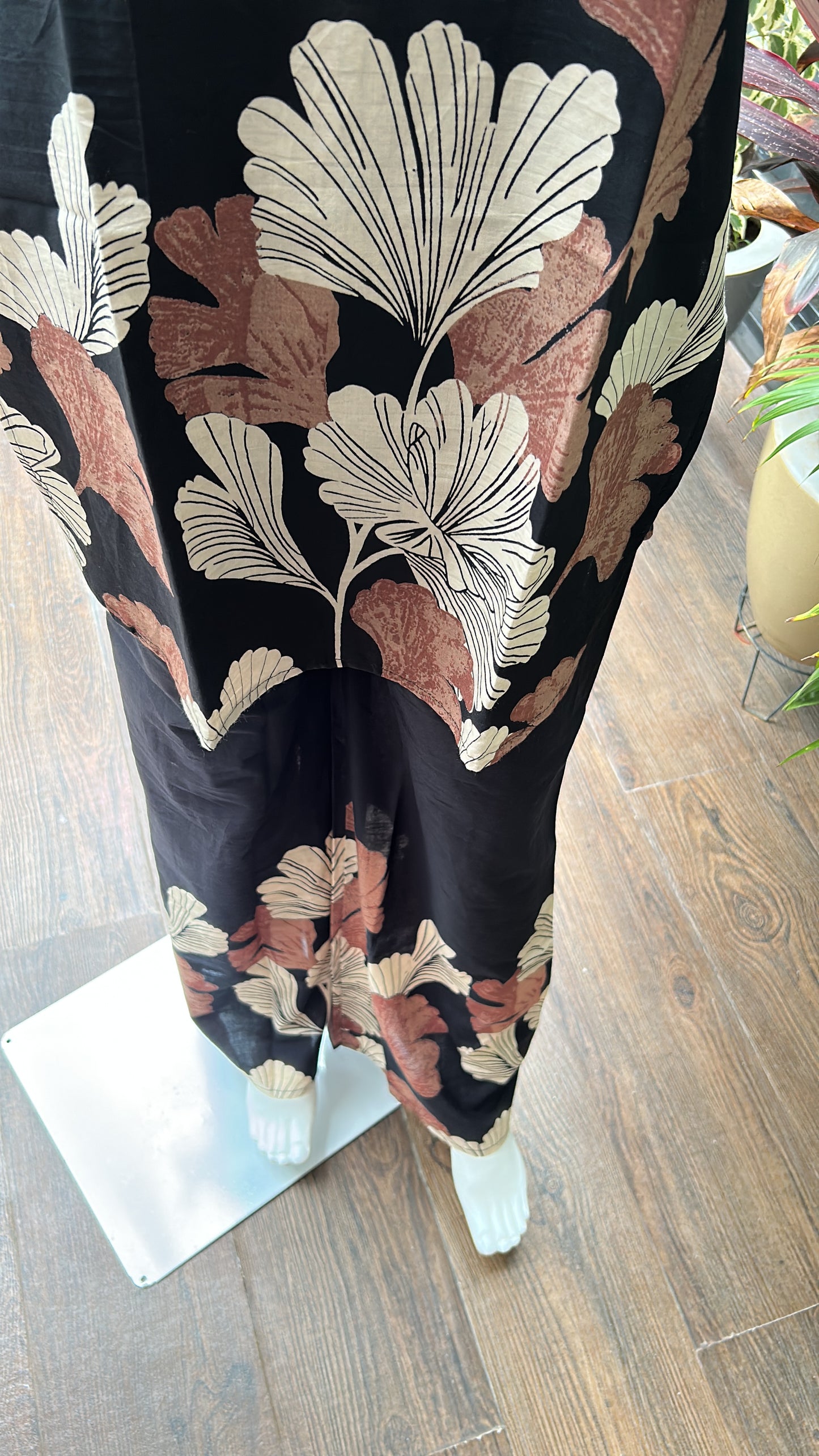 Black Floral coord set