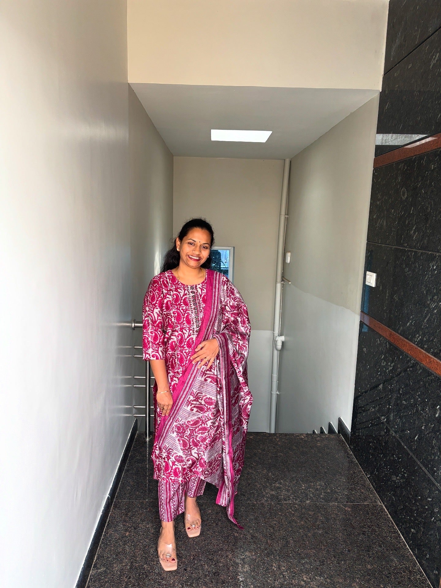 Magenta/Crimson Kurta Set
