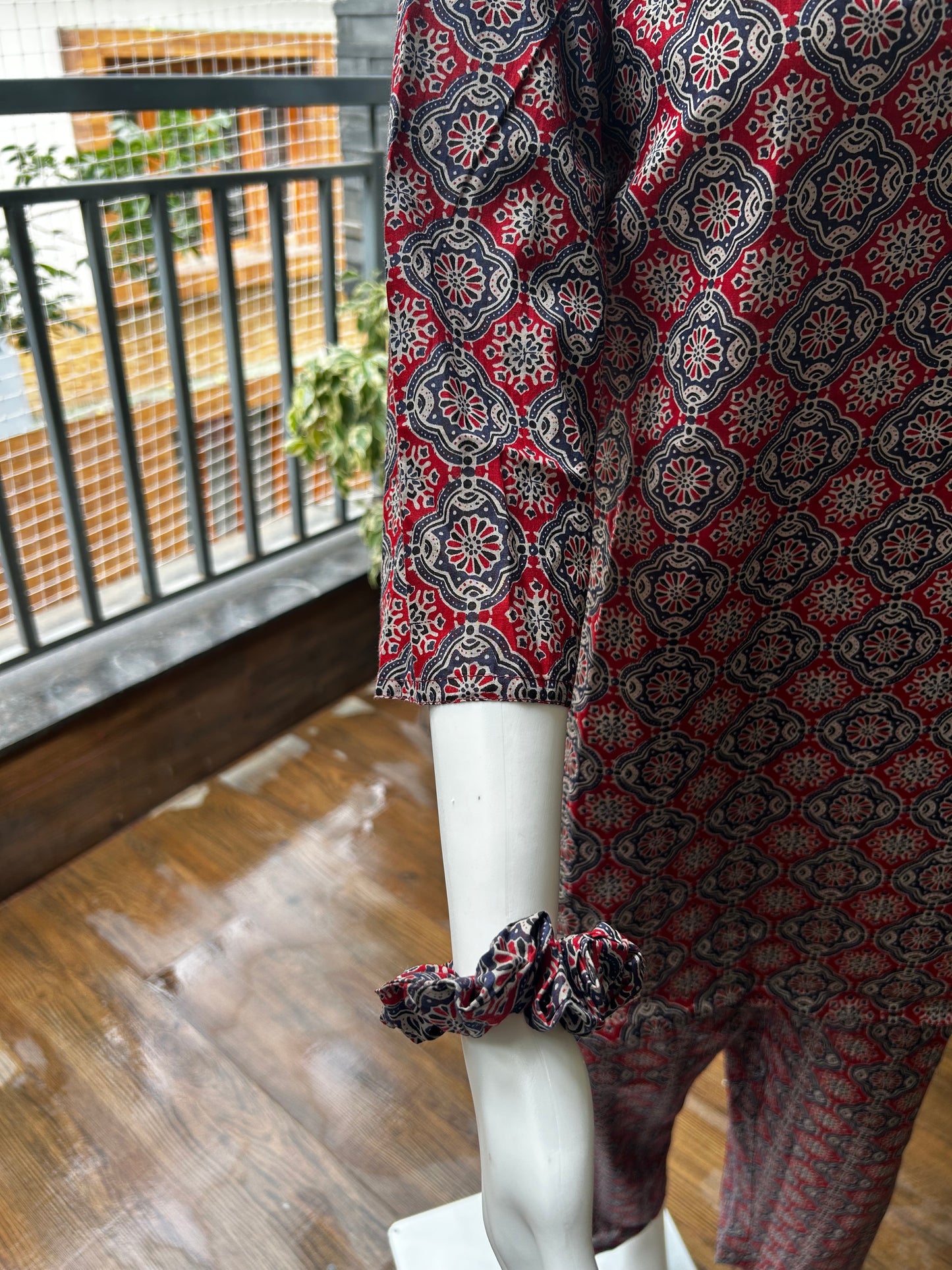 Ajrakh Printed Coord set