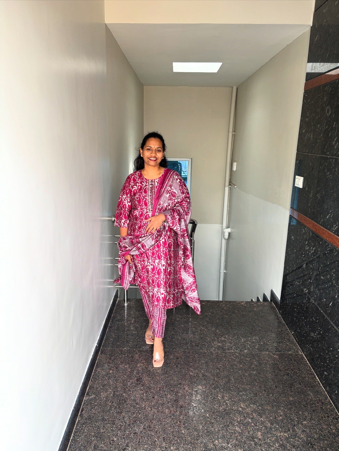 Magenta/Crimson Kurta Set