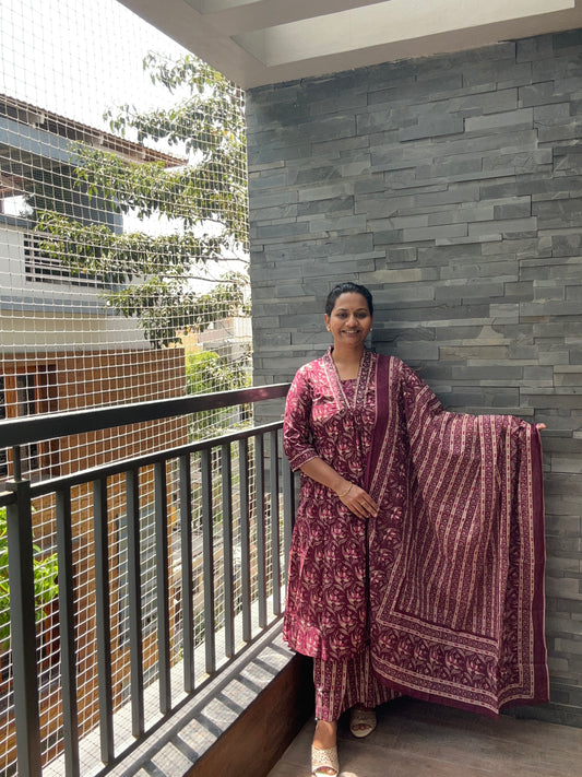 Embroidery cotton 3 piece set