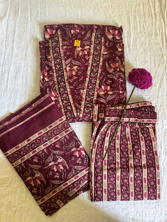 Embroidery cotton 3 piece set