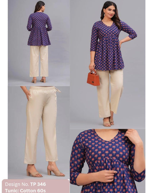 Indigo Printed Tunic