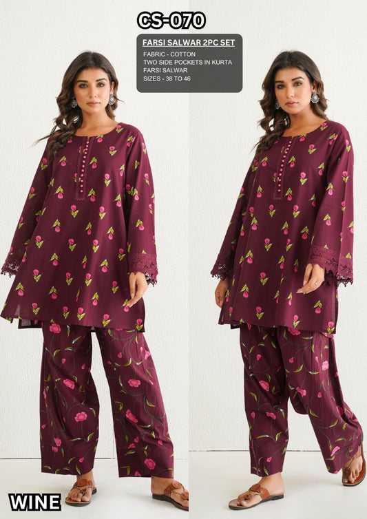 Wine Farsi Salwar