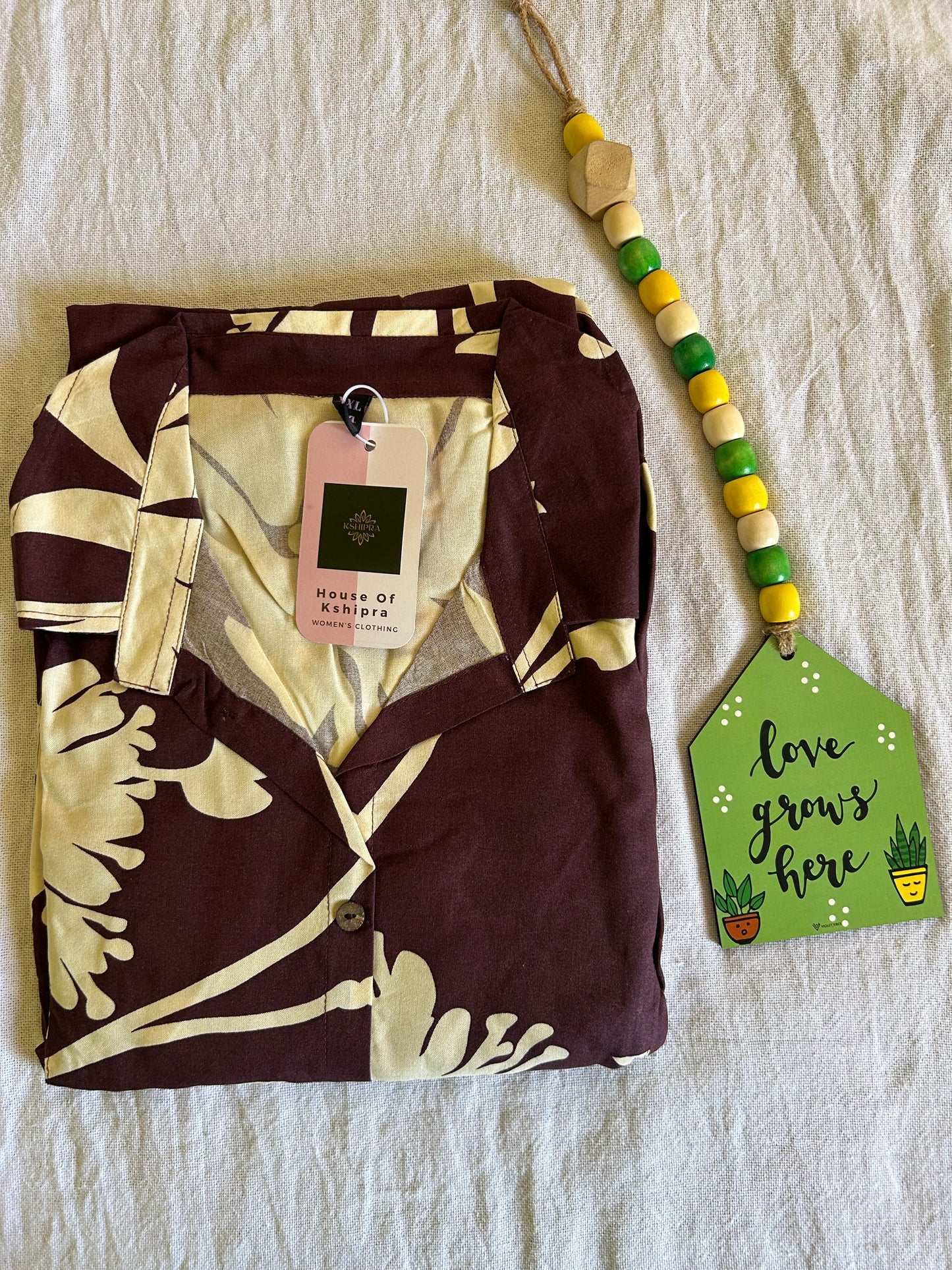 Wine Rayon Co ord set