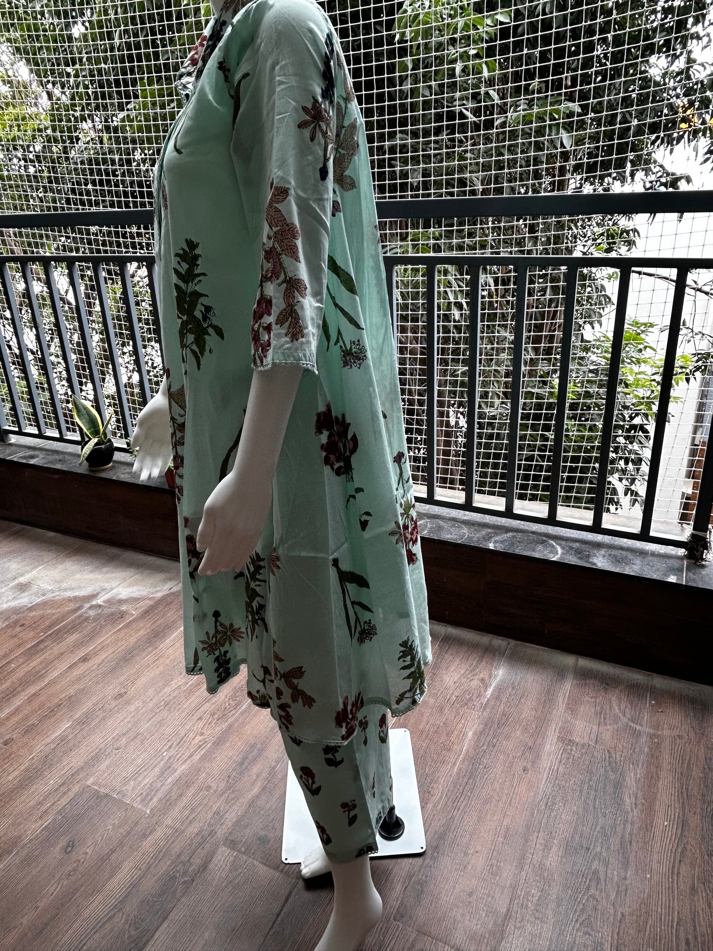 Mint green Shade Coord set
